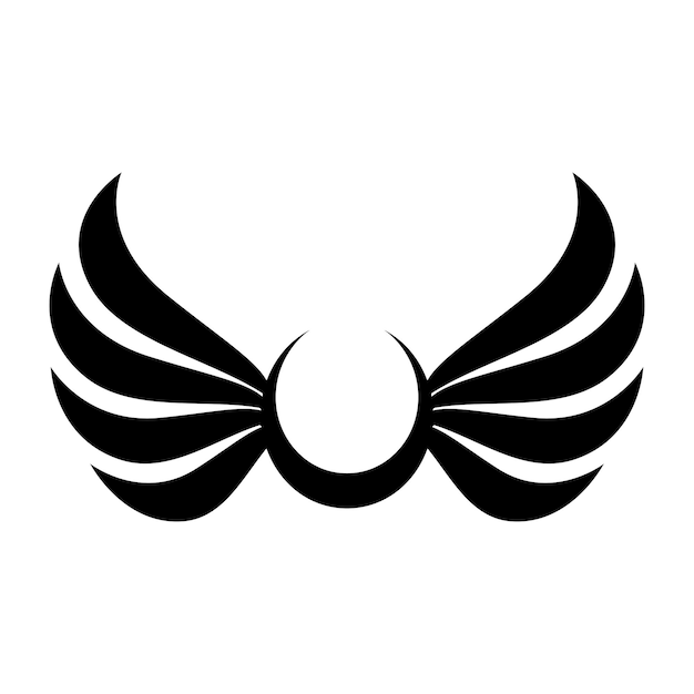 Иллюстрация логотипа летающих крыльев