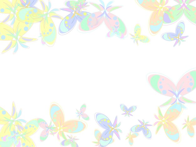 Vector the flyingup watercolor butterflies vector illustration