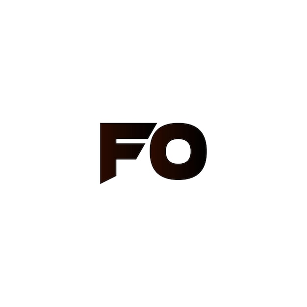 Vector fo logo design illustrator