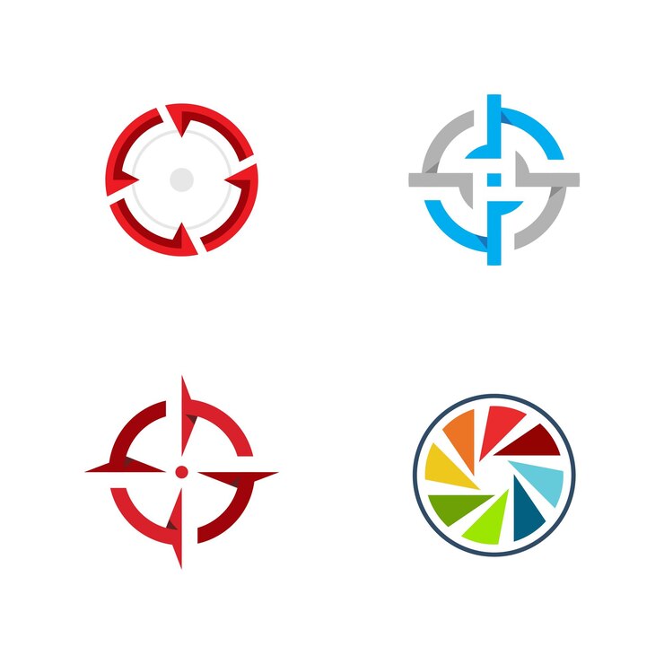 Focus icon vectr illustration design template