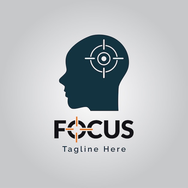 Focus logo graphic design vector illustration