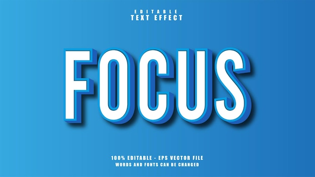 Focus teksteffect