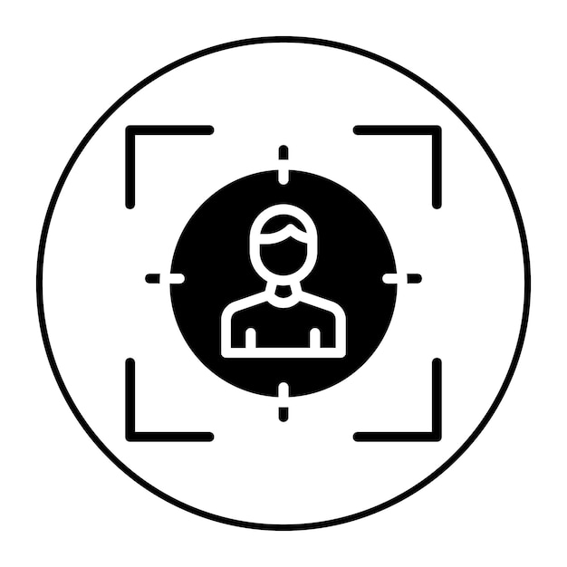 Focus On User icon vector image Can be used for Crisis Mangement