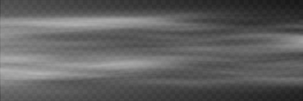 투명한 배경 파노라마 이미지의 안개
