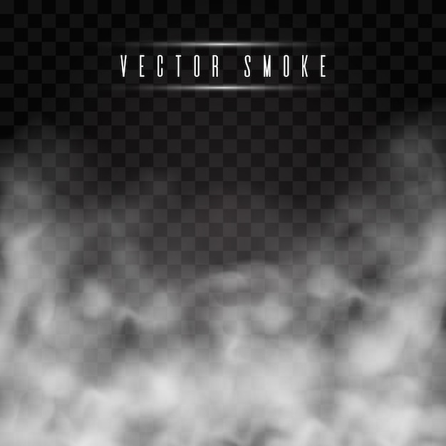 fog or smoke isolated transparent special effect