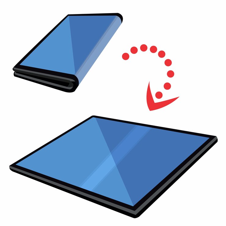 Vector foldable device transformation
