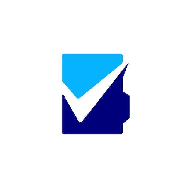 Folder check logo vector icon illustration