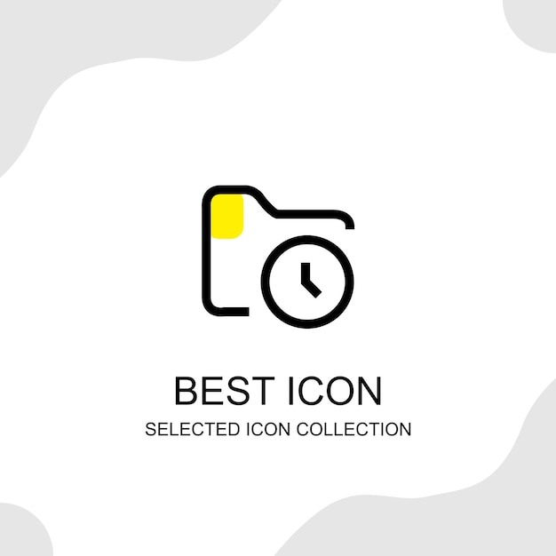 Folder icon collection can be used for digital and print