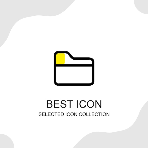 Folder icon collection can be used for digital and print