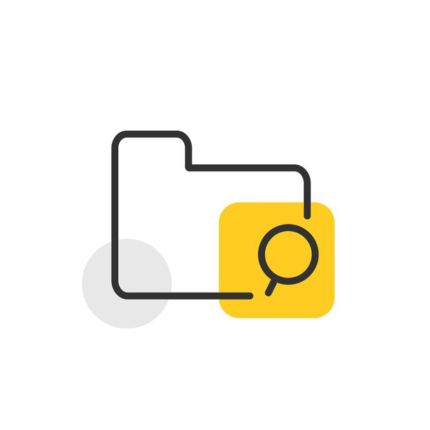 Folder icon File vector illustration Data business concept