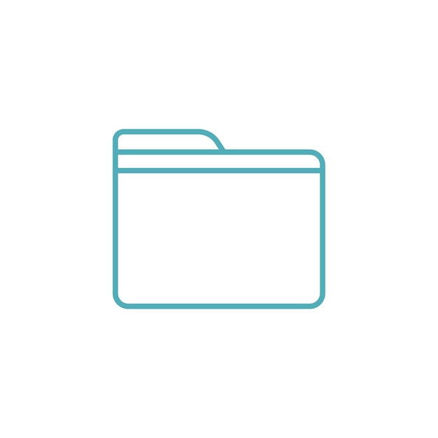 Folder icon vector design templates simple and modern concept