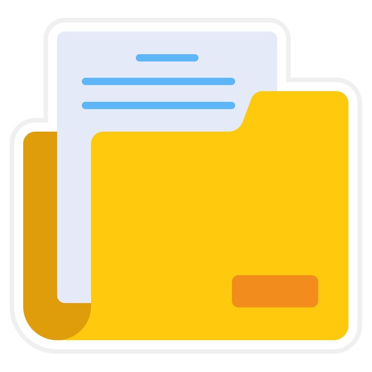 Vector folder icon