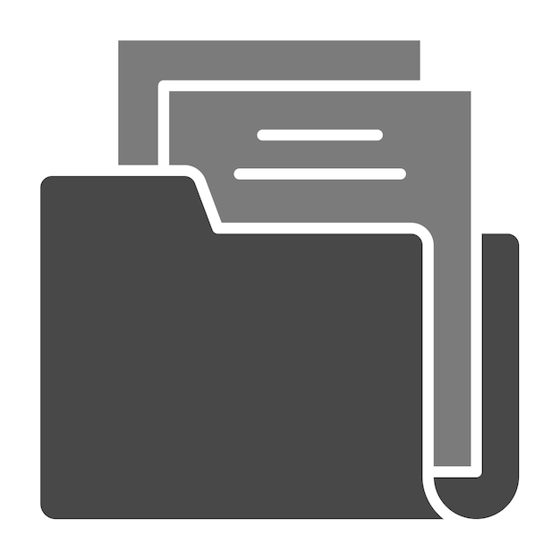 Vector folder icon