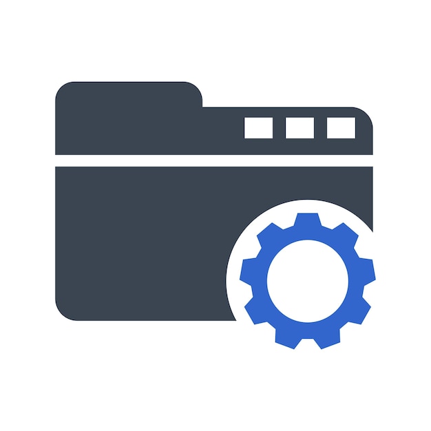 Folder Setting Icon