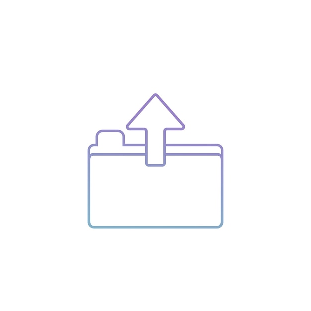 Folder upload icon