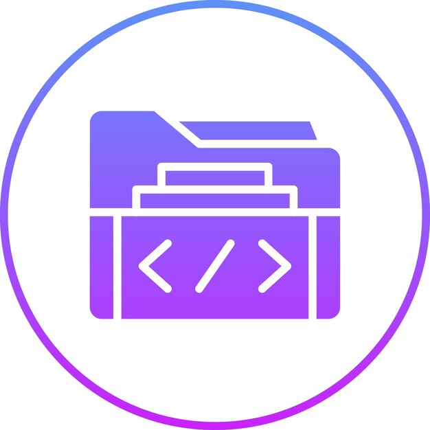 Folder vector icoontje illustratie van Web Hosting icoonset