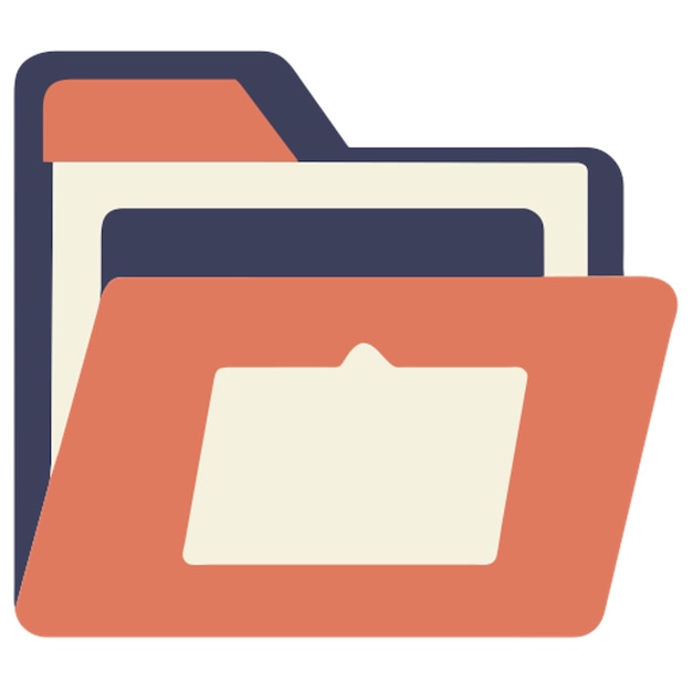 Vector folders icon