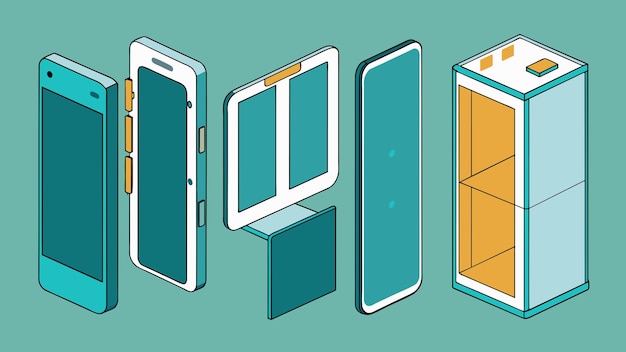 folding screen smartphone vector graphics illustration EPS source file format lossless scaling icon