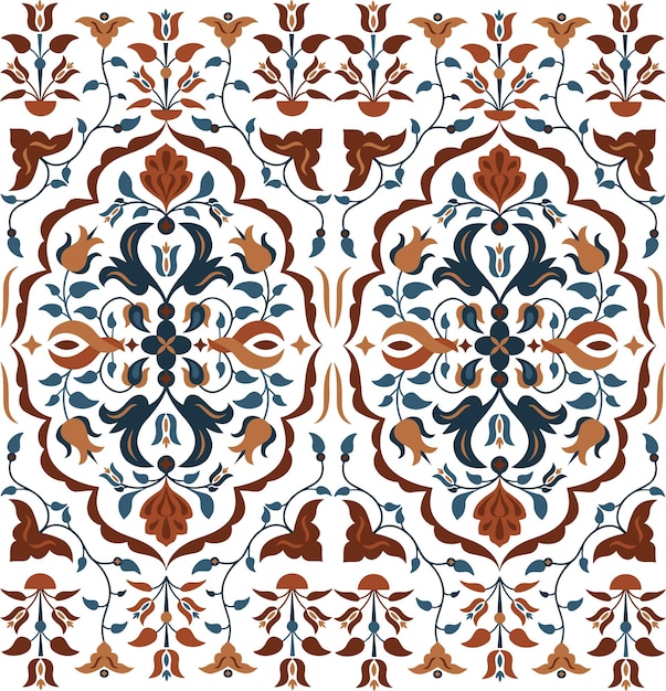 Folk Flower Pattern