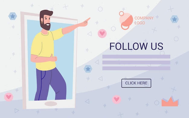 follow us followers like
