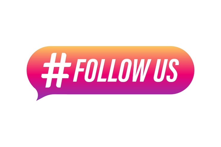 Vector follow us hashtag thursday throwback symbol. vector stock illustration.