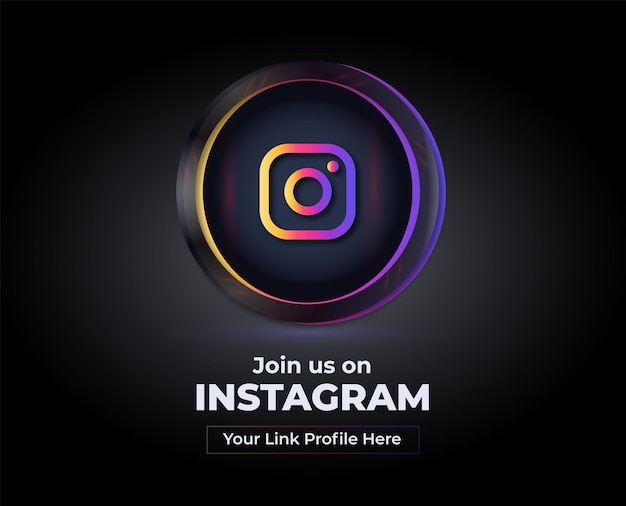 Instagram 소셜 미디어 광장 배너에서 우리를 따르십시오.