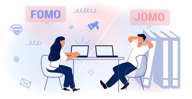 FOMO vs JOMO Страх упустить vs Радость упустить