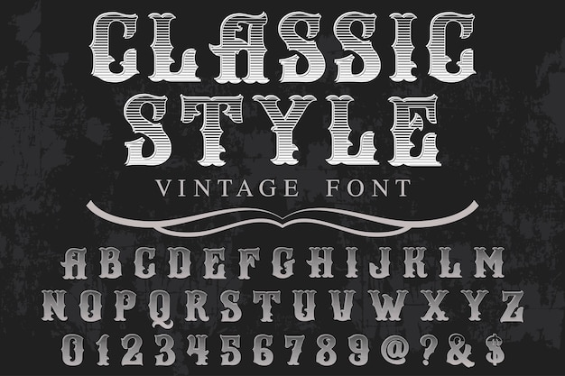 Font alphabet Script Typeface handcrafted handwritten   classic style