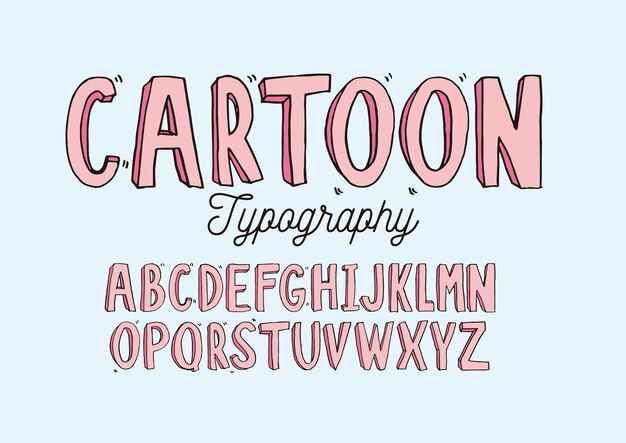 Font Effects Letter Vector