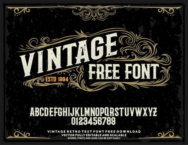 font vintage retro victorian serif script font typography lettering outdoor adventure alphabet