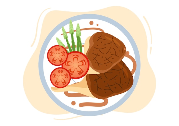 Пища при каждом приеме пищи с пользой для здоровья диета и пища, которую следует есть каждый день в иллюстрации
