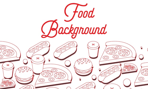 Food Background, Asian food Pattern Background