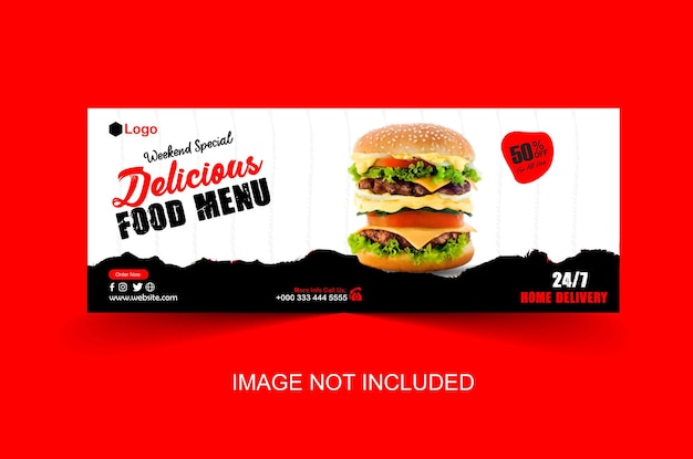 Food banner design