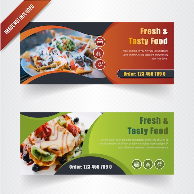 Food Banner for Restaurant