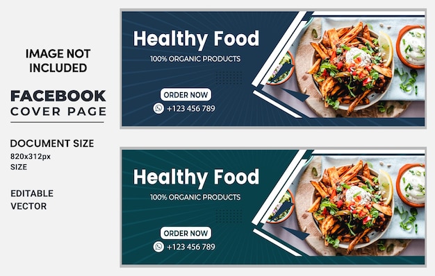 Vector food banner template, web banner design free, web template, web banner design
