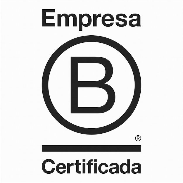 Vector food certification logo international b empresa certificada official