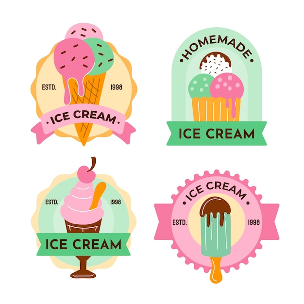 food collection label design