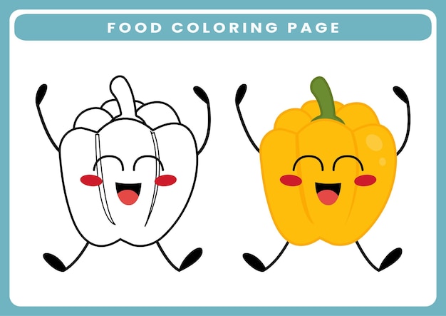 Food coloring pages for toddlers