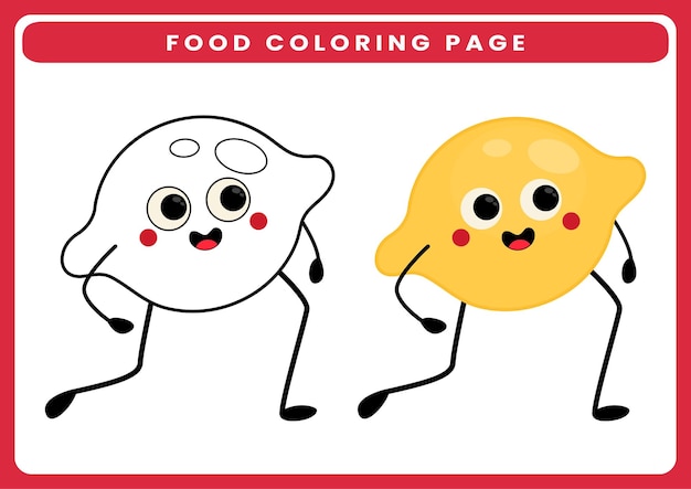 Disegni da colorare alimentare per i più piccoli