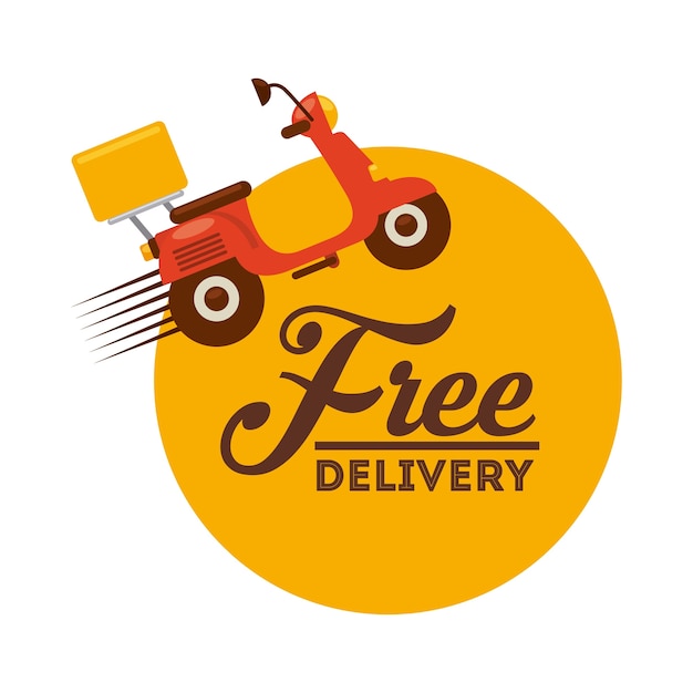 Food delivery design, vector illustration eps10 graphic