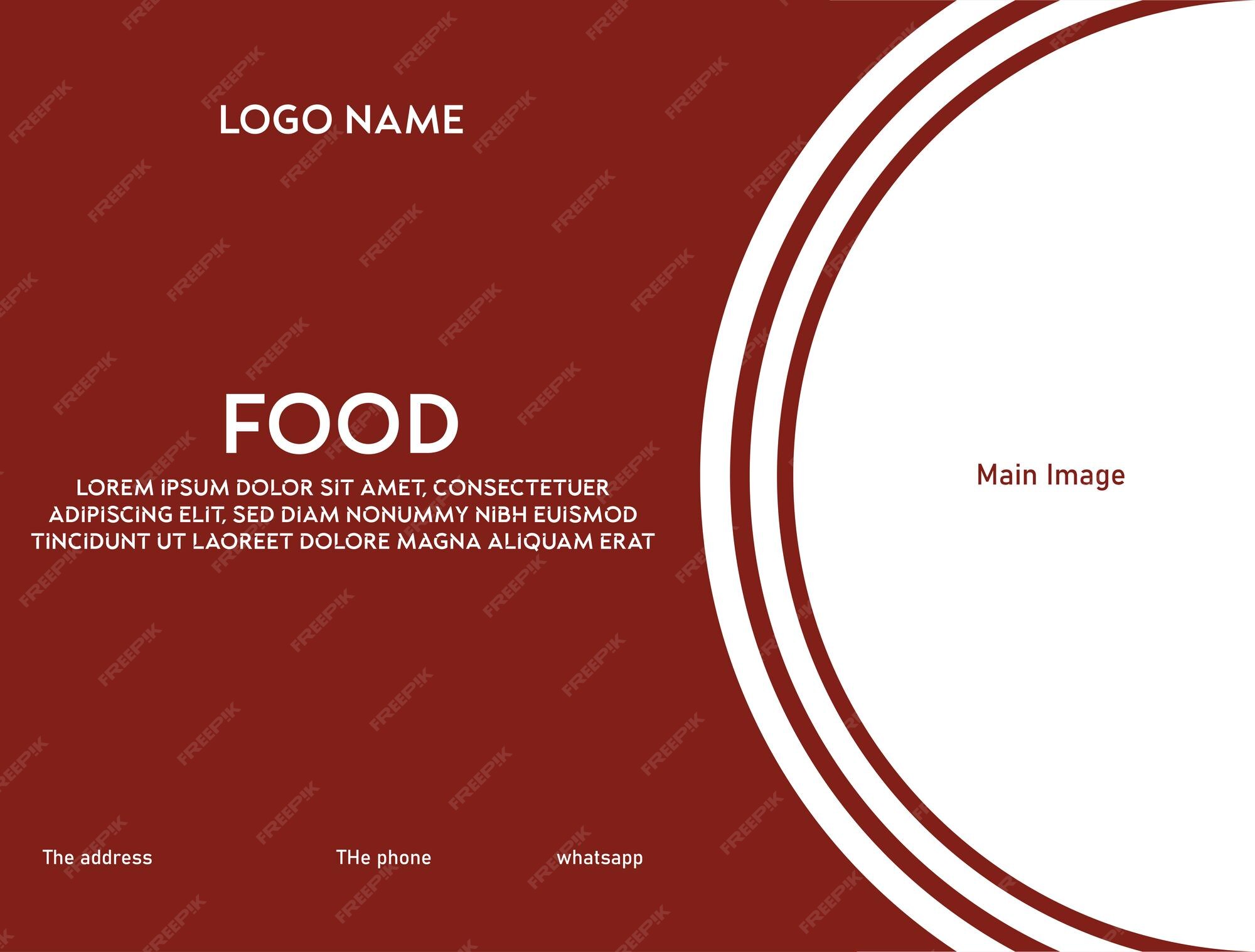 Premium Vector | Food design background