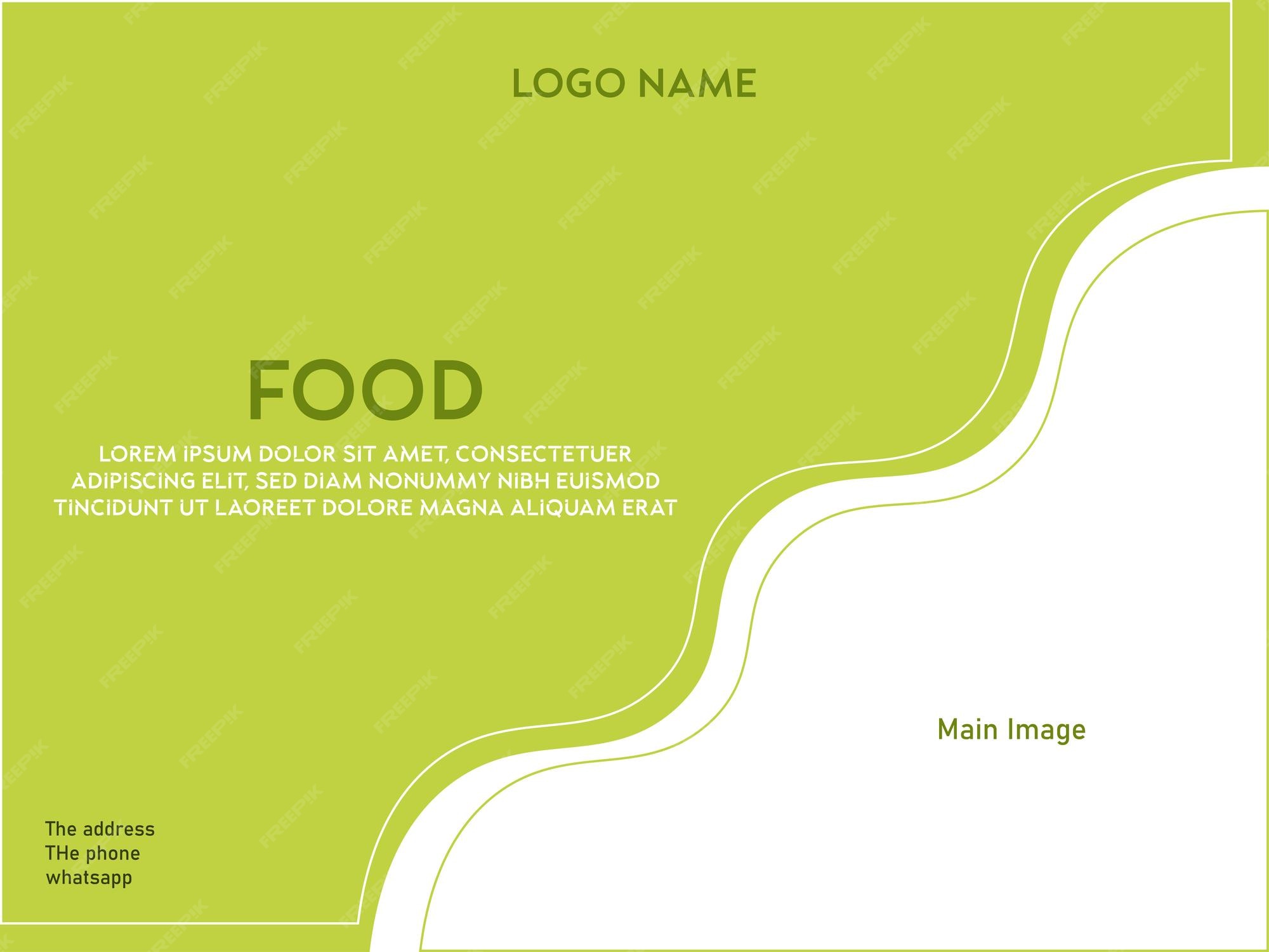 Premium Vector | Food design background