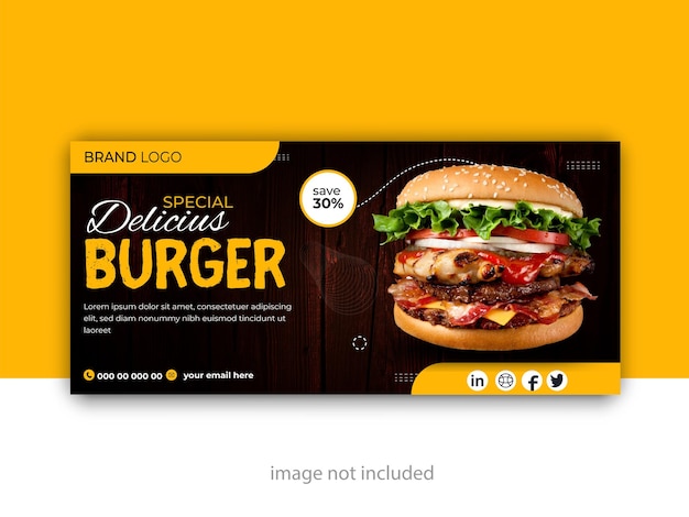 food design billboard template