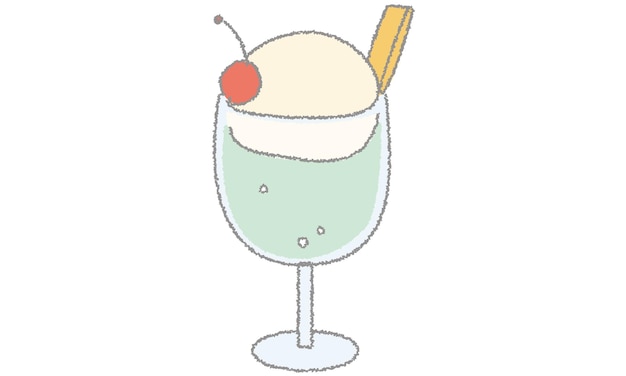 Food Drink Illustration of melon soda