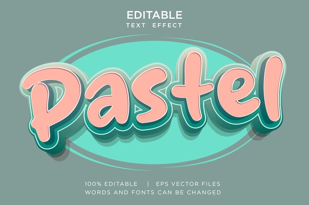 Vector food and drink menu editable text effect in cute cartoon font style