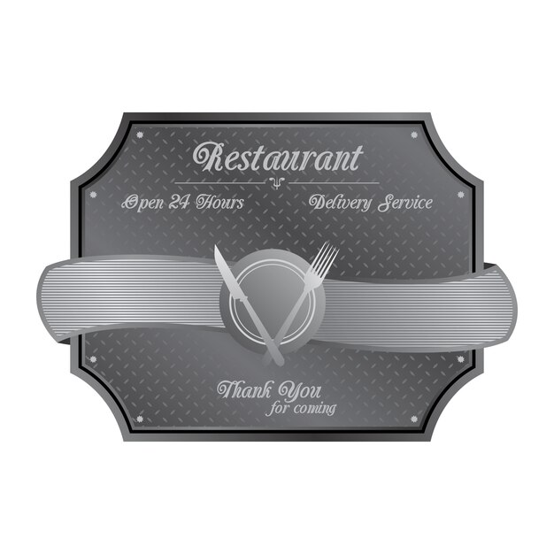 Vector food and drink restaurant theme