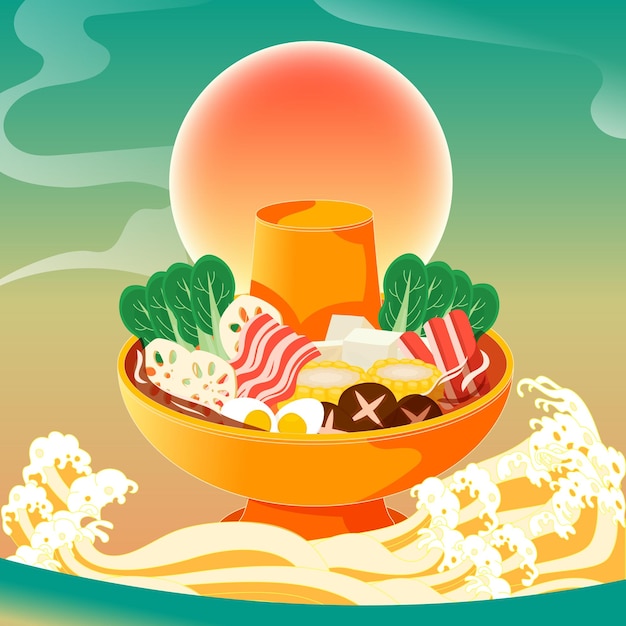 Illustrazione di vettore delle bancarelle del cibo del barbecue gourmet dello spuntino della notte d'estate del festival del cibo