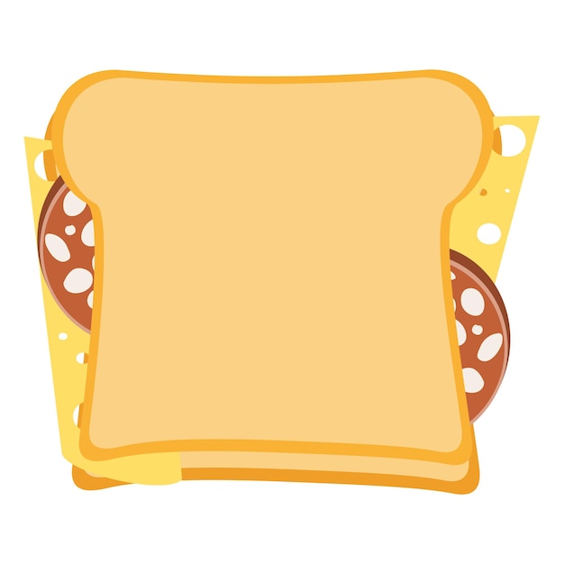 Illustrazione vettoriale dell'icona piatta del cibo