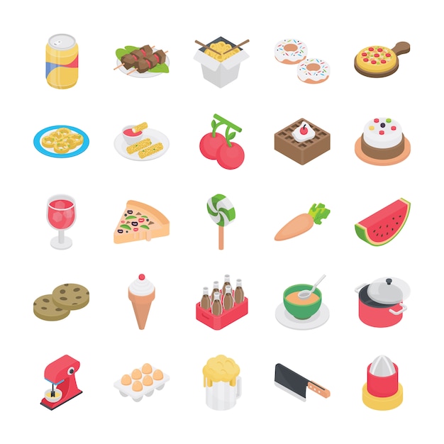 Food Flat Icons