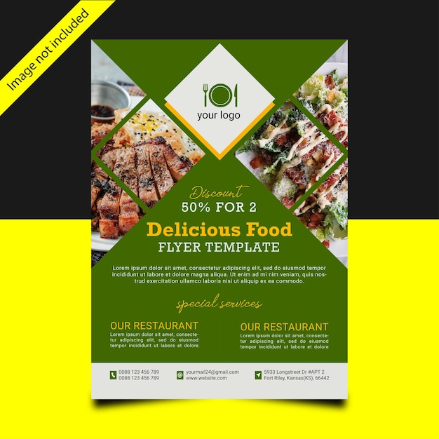 Food flyer design 2022